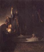 REMBRANDT Harmenszoon van Rijn The Raising of Lazarus oil painting artist